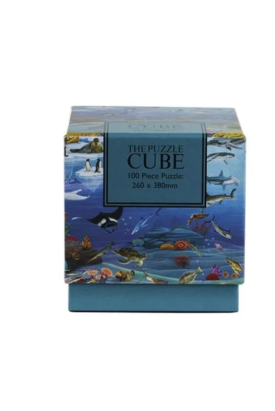 100 Piece Cube Jigsaw Puzzle Sealife