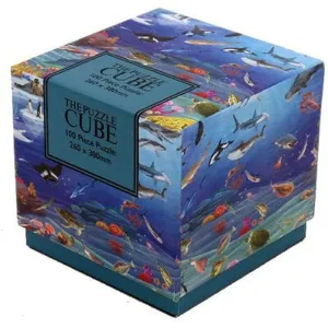 100 Piece Cube Jigsaw Puzzle Sealife