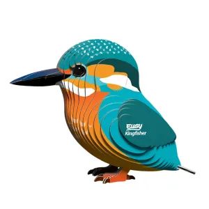 3D Cardboard Model Kit - Kingfisher