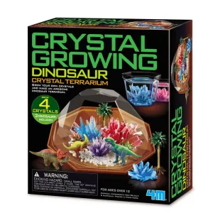 4M Crystal Growing Dinosaur Crystal Terrarium