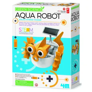 4M Green Science Aqua Robot Solar Hybrid Power