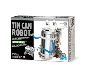 4M Green Science Fun Mechanics Tin Can Robot