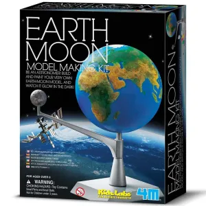 4M Kidz Labs Earth Moon Model Making Kit