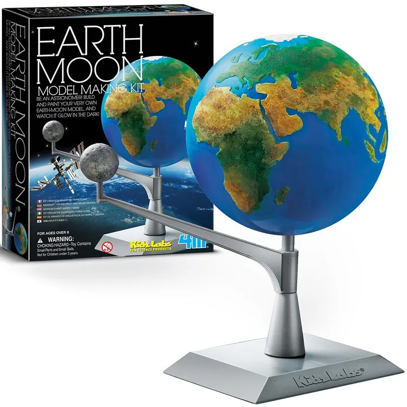 4M Kidz Labs Earth Moon Model Making Kit