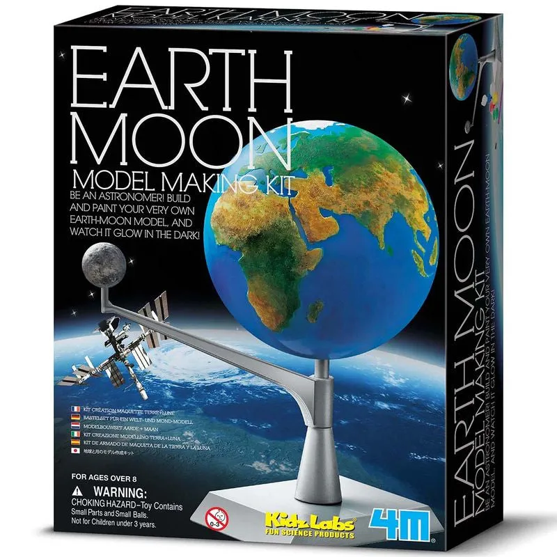 4M Kidz Labs Earth Moon Model Making Kit