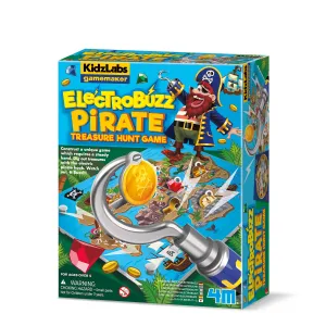 4M Kidz Labs Game Maker Electrobuzz Pirate Treasure Hunt Game