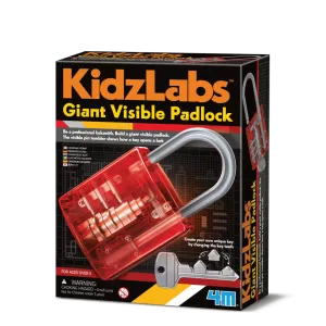 4M Kidz Labs Giant Visible Padlock