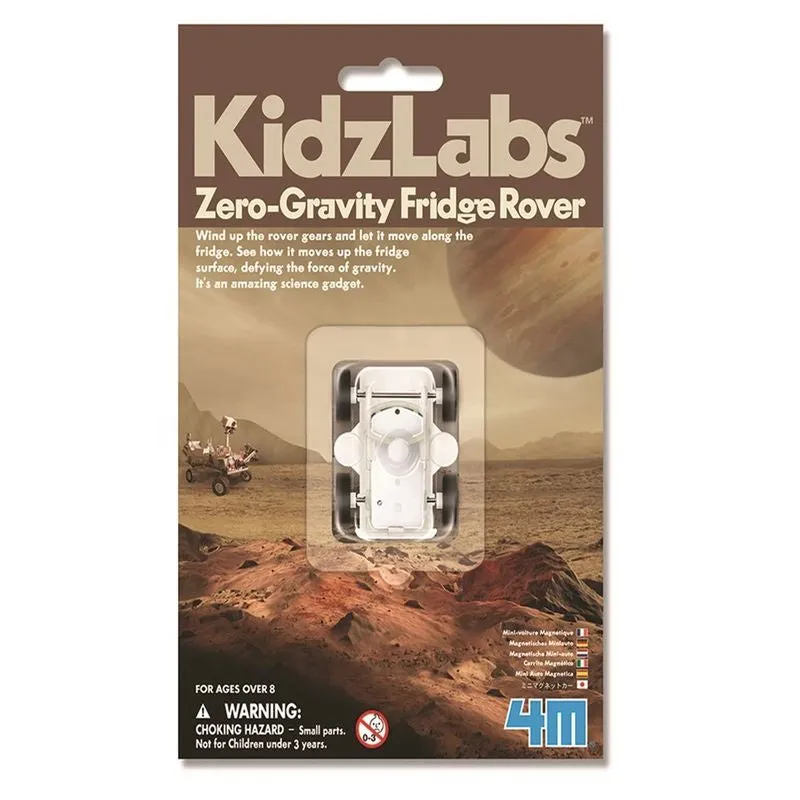 4M Kidz Labs Zero-Gravity Mini Fridge Rover