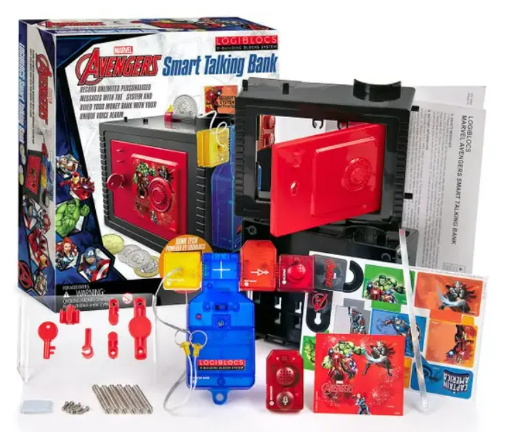 4M Logiblocks Marvel Avengers Smart Talking Bank
