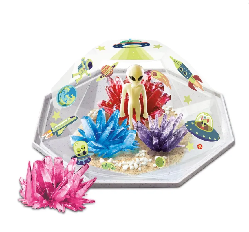 4M Outer Space Crystal Terrarium