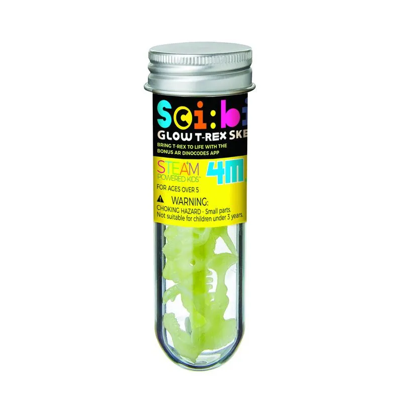 4M Sci:Bits Glow T-Rex Skeleton