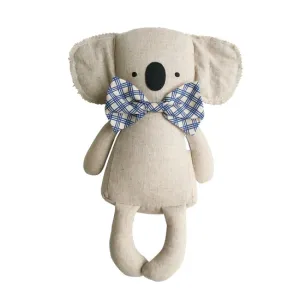 Alimrose | Sitting Linen Koala 34cm LAST ONE