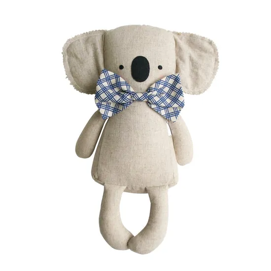 Alimrose | Sitting Linen Koala 34cm LAST ONE