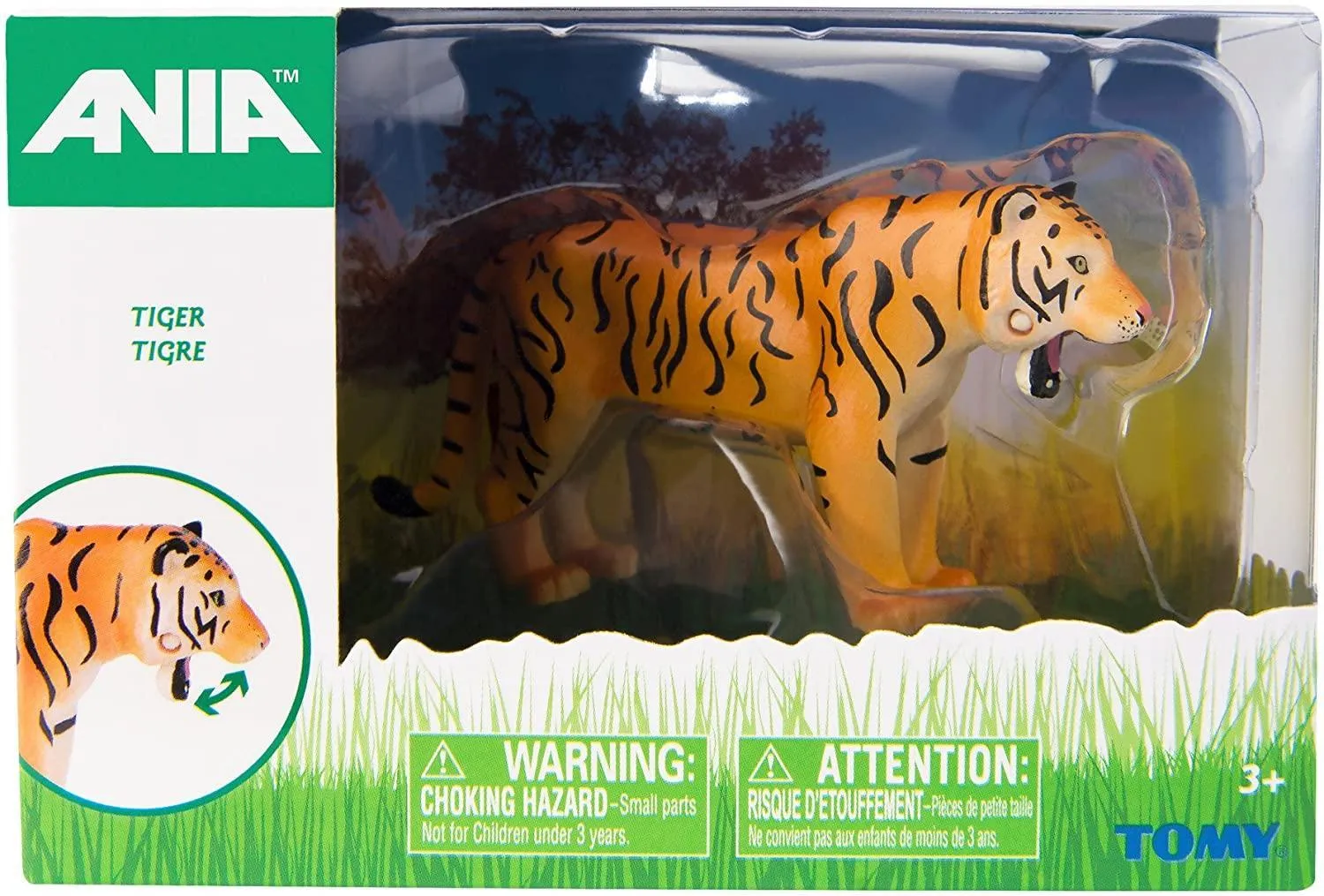 ANIA ANIMALS Tiger Articulated Mini Figure