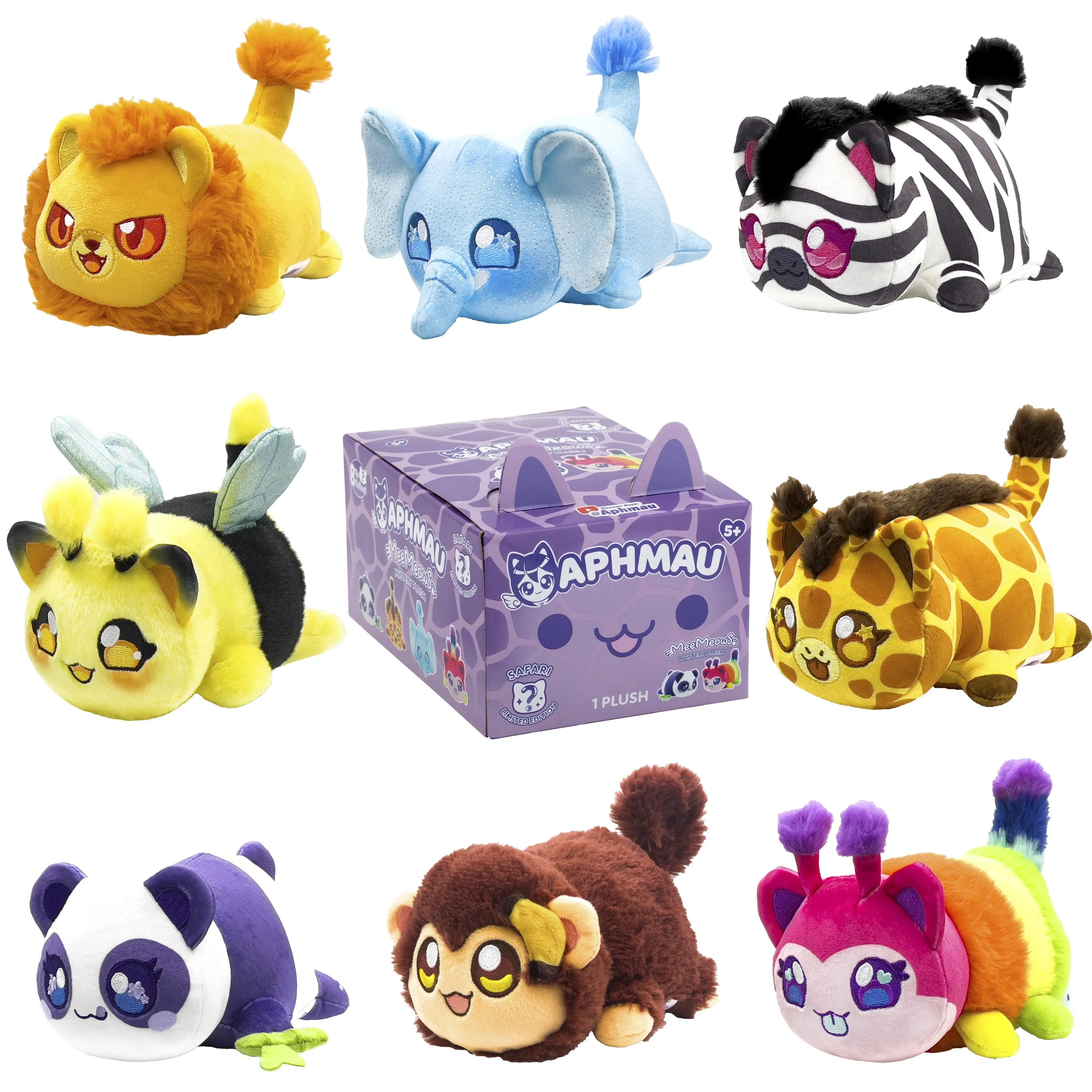Aphmau MeeMeows Safari Edition Mystery 6 Inch Plush