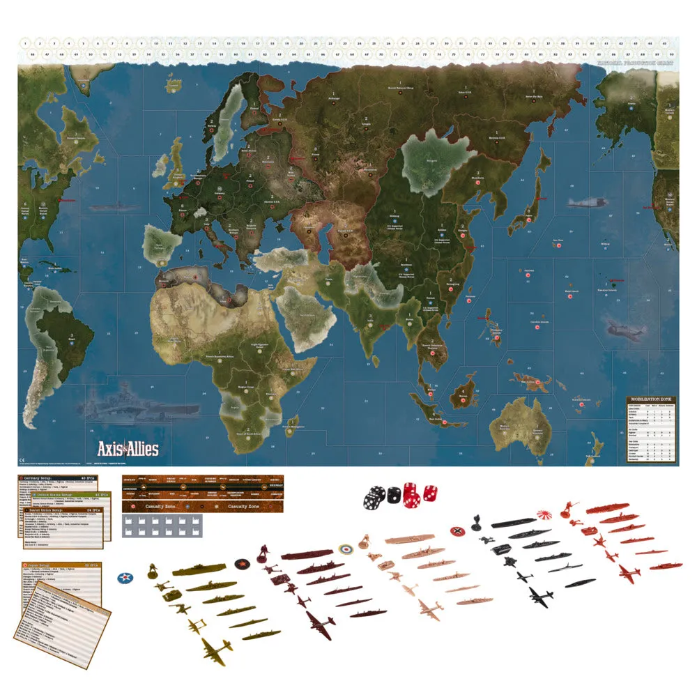 Axis & Allies 1942 Second Edition Strategy Game