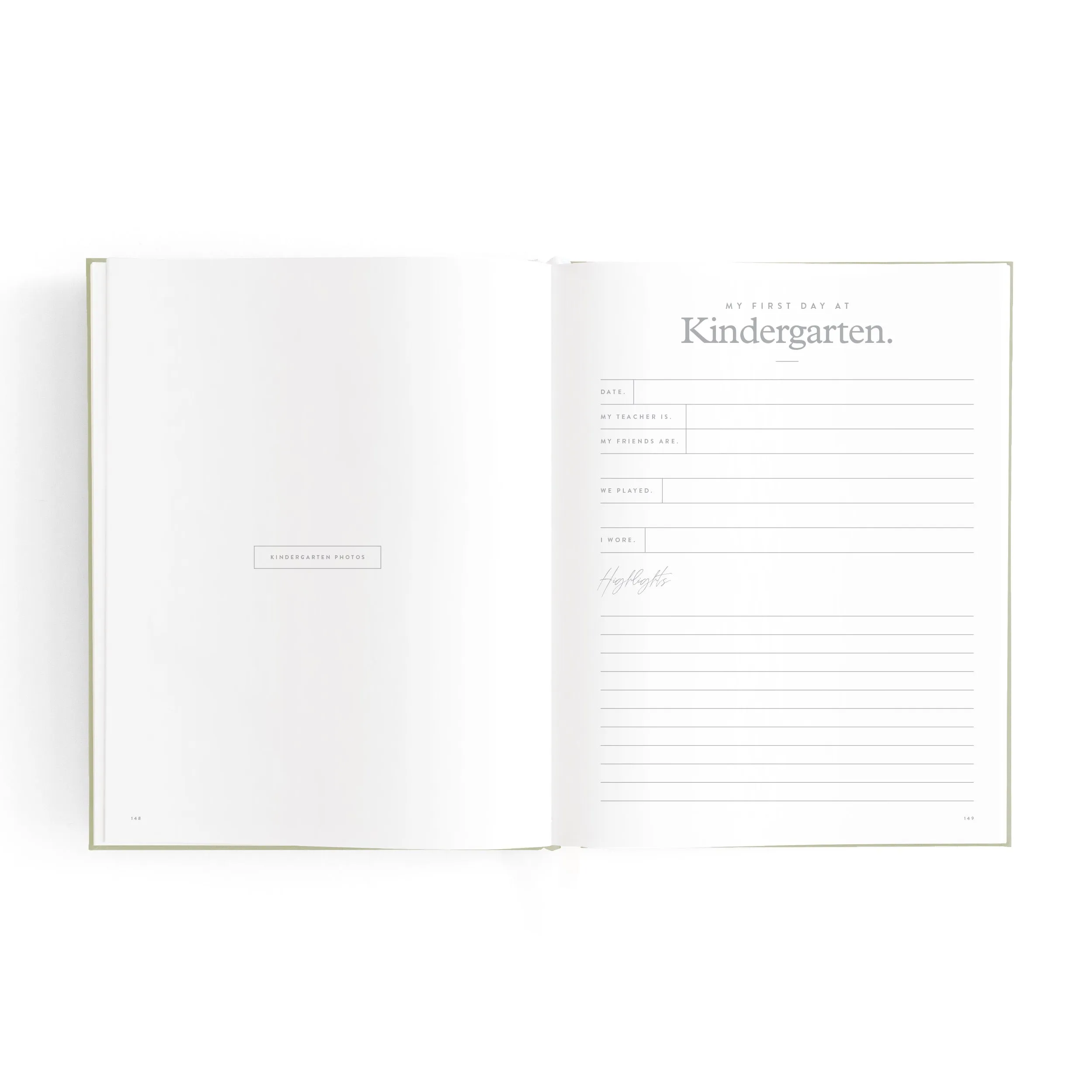 Baby Book Mini SAGE