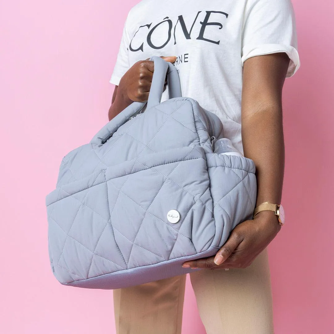 Babymel Willow Quilted Tote Bag - Duckegg