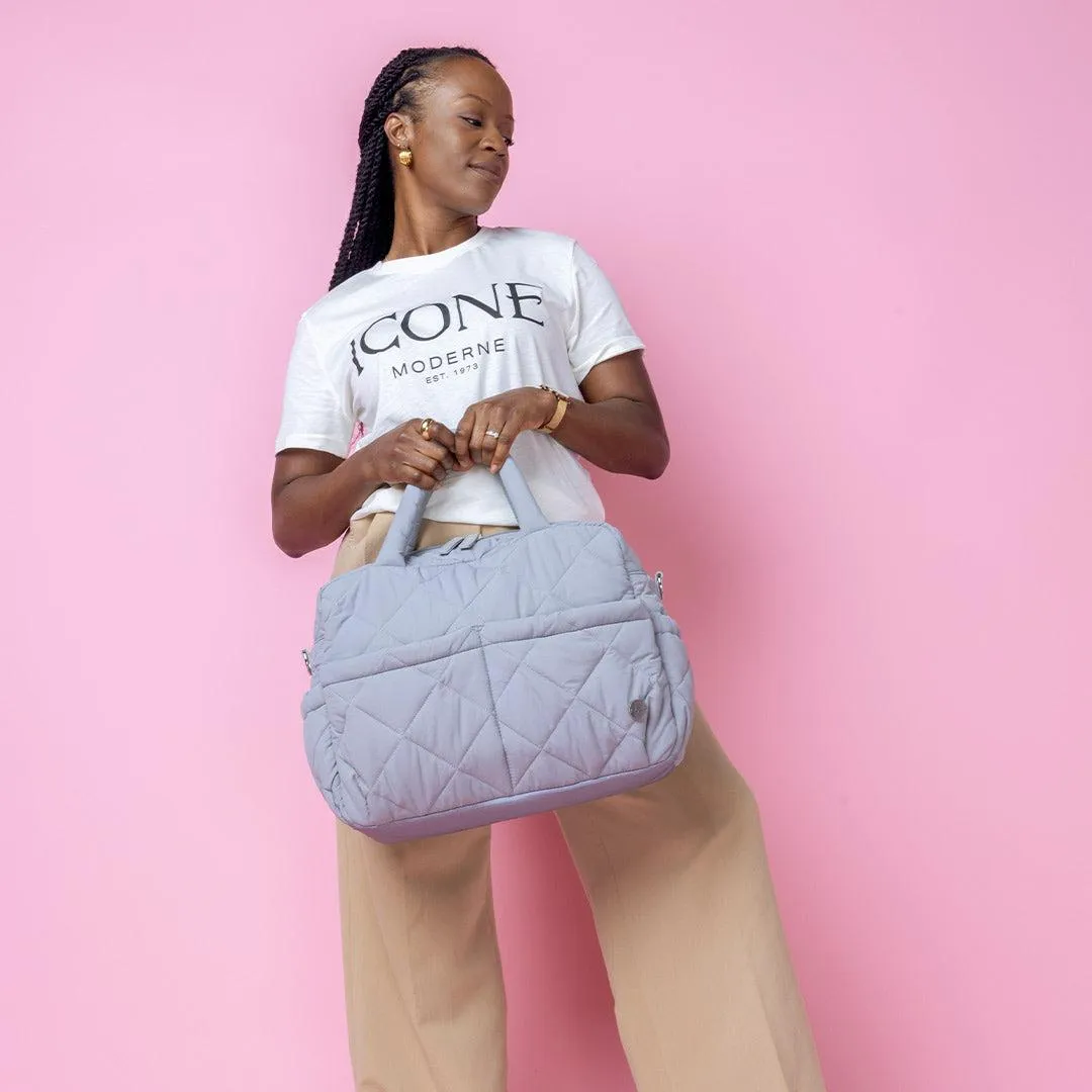 Babymel Willow Quilted Tote Bag - Duckegg
