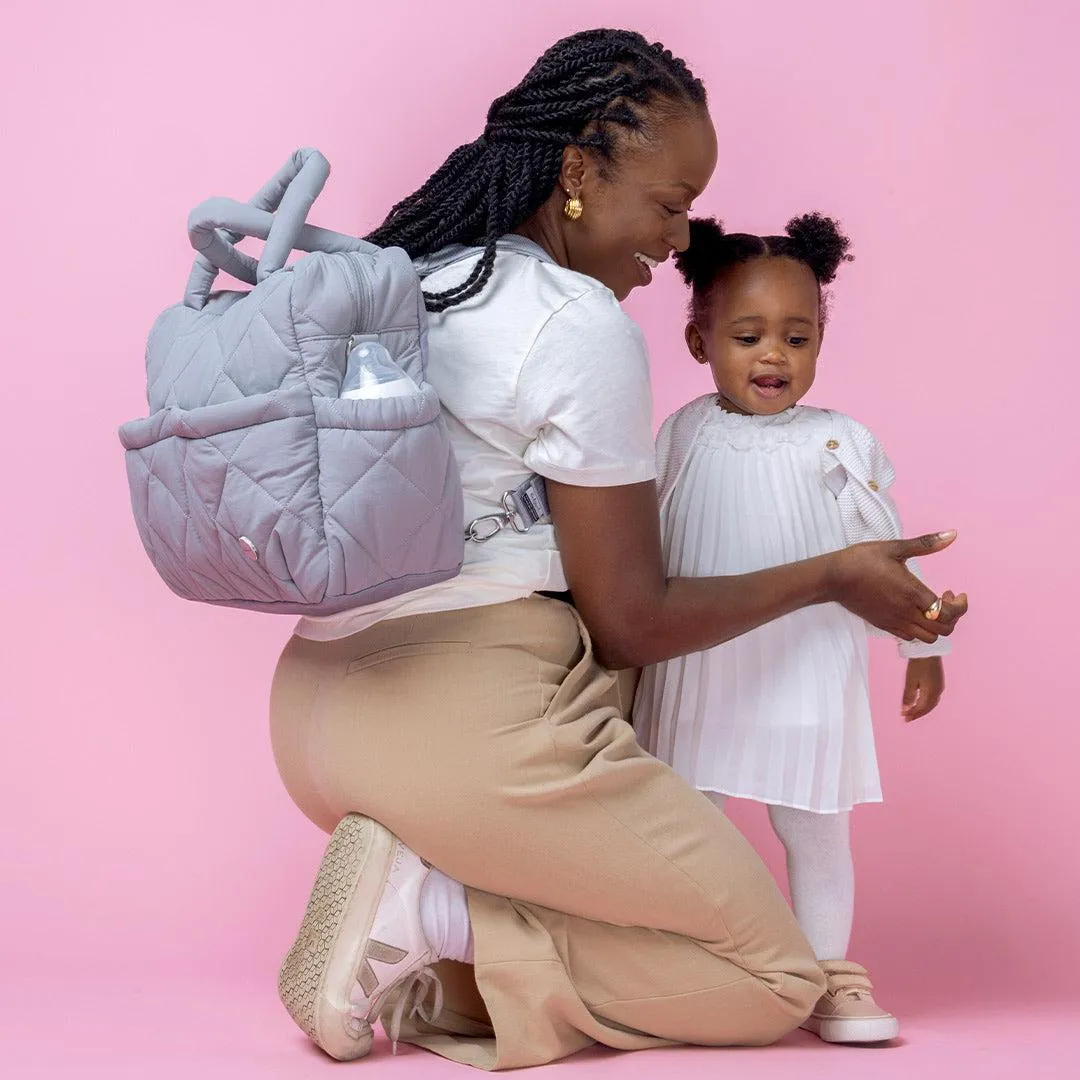 Babymel Willow Quilted Tote Bag - Duckegg