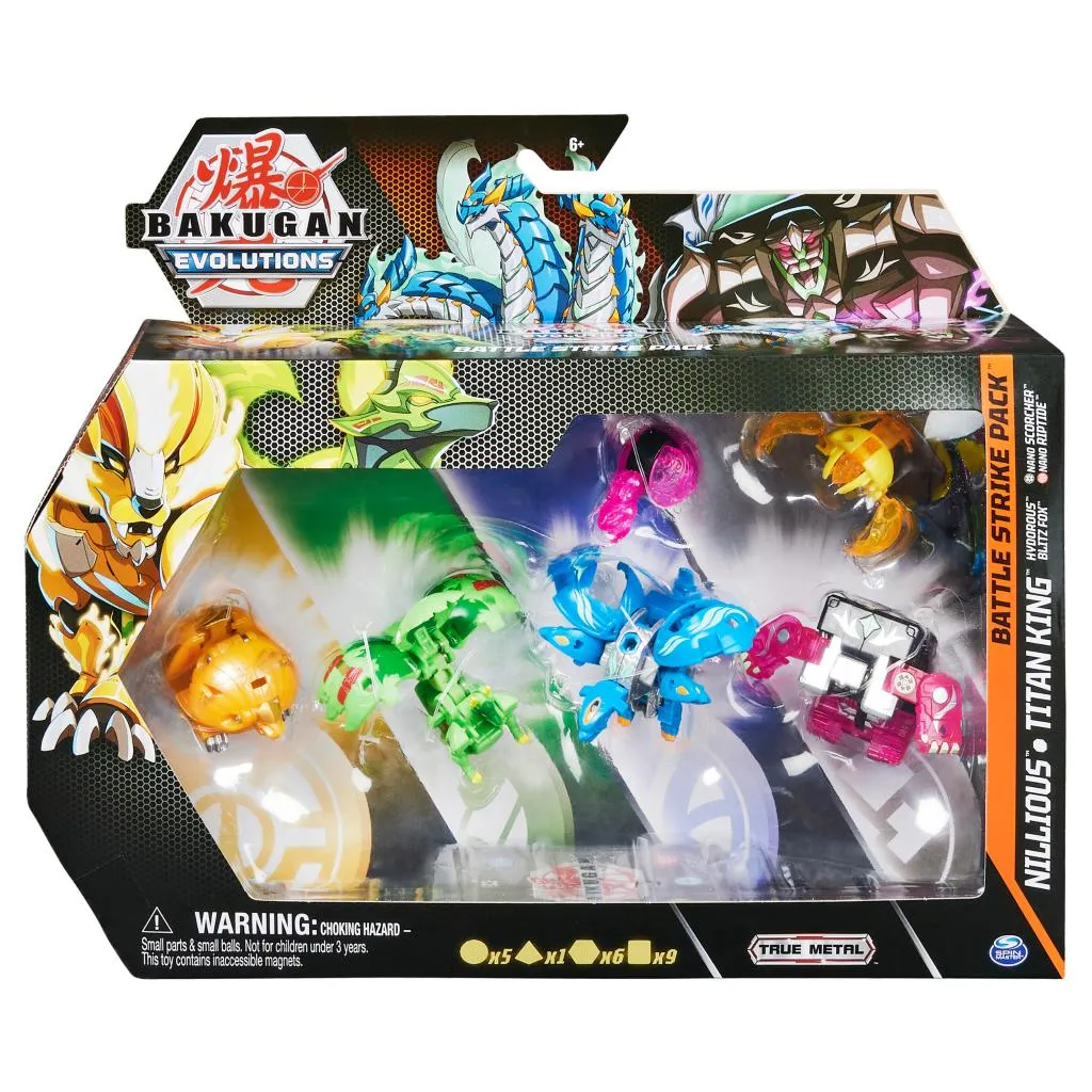 Bakugan Evolutions Battle Strike S4 Nillious & Titan King