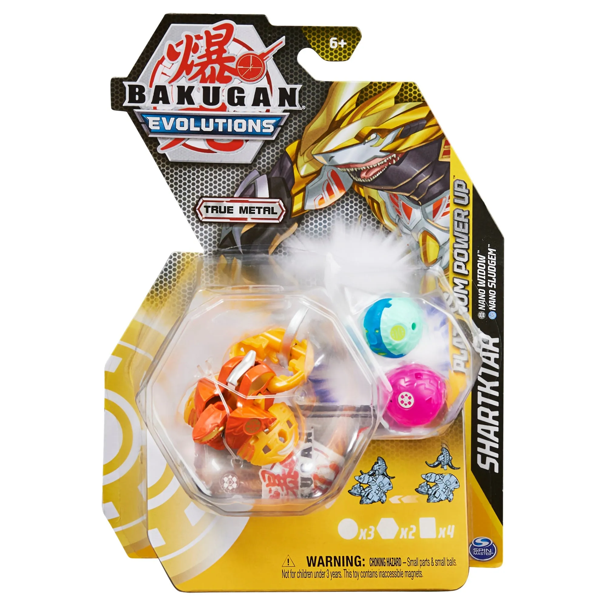 Bakugan Evolutions Platinum Power Up Diecast Series 4 Assorted Styles