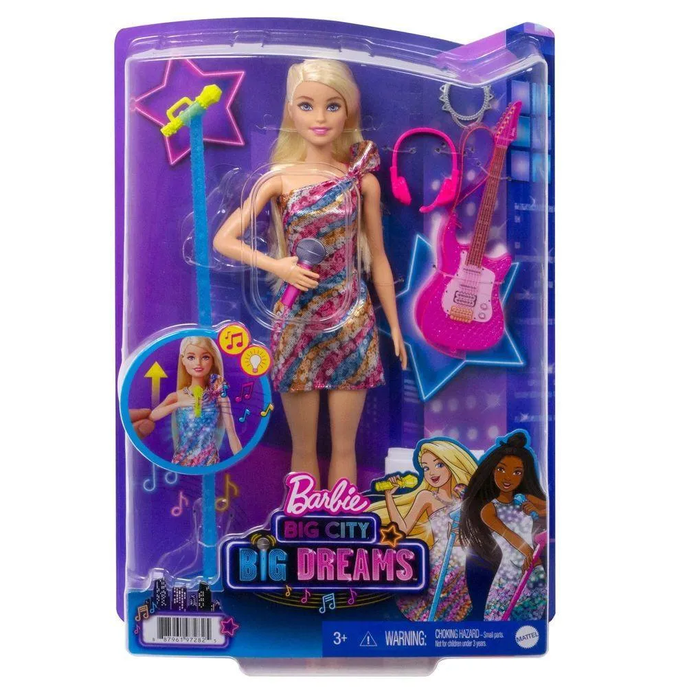 Barbie Big City, Big Dreams Singing Malibu Barbie Doll with Music and Lights