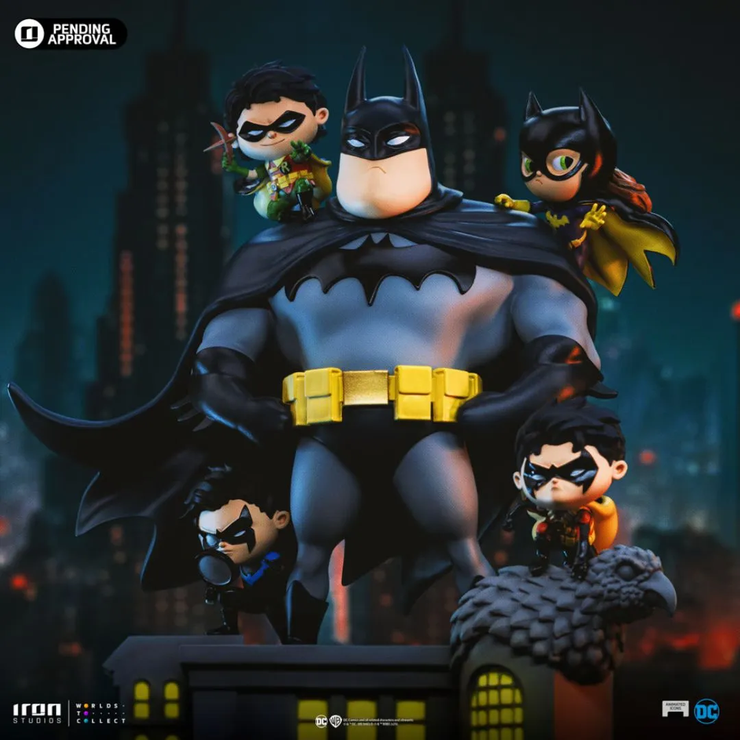 Batman Family Animated Icons Statue By Iron Studios