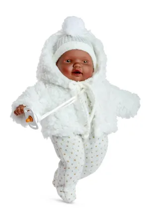 Berjuan 346 Cry Baby Doll 28cm  - White