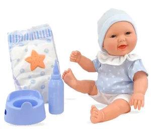 Berjuan Baby Pipi Blue 30cm Doll 515