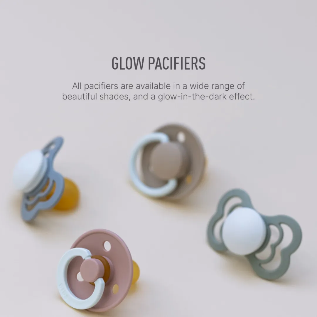 BIBS Boheme Pacifier Duo - NIGHT Sage  Cloud | Size 2