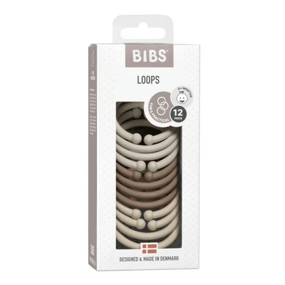 BIBS Loops (12 Pcs) - Sand / Dark Oak / Vanilla