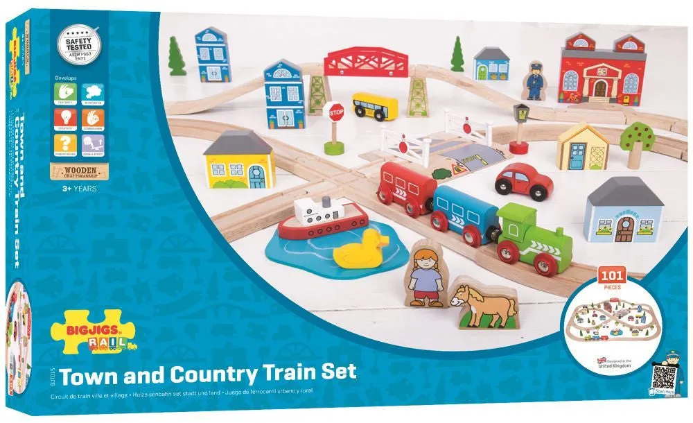 Big Jigs Town And Country Train Set