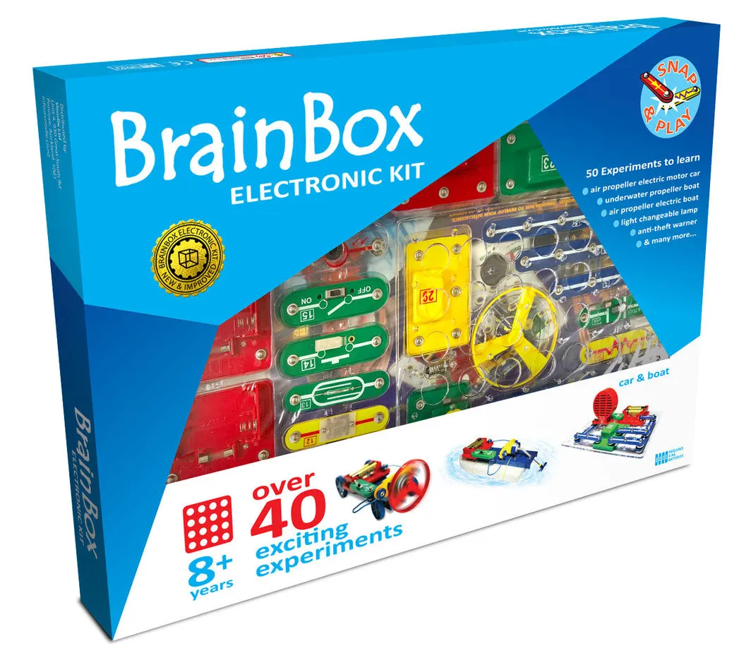 Brain Box Car & Boat 40  Experiment Kit