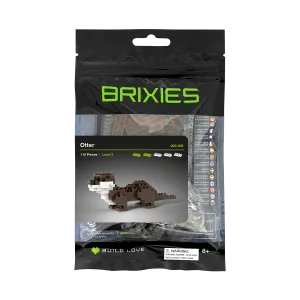 Brixies Small Zip Bag Otter