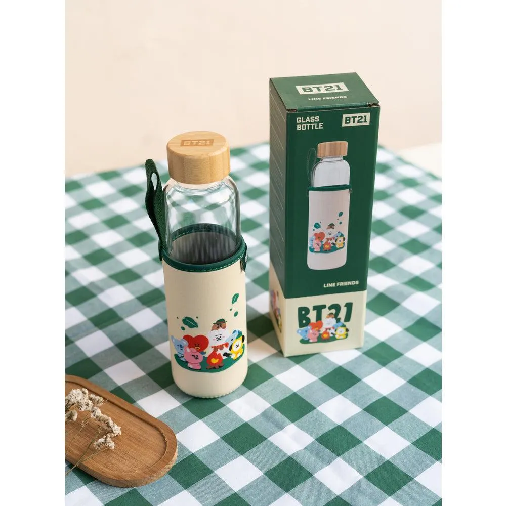 BT21 Glass Bottle