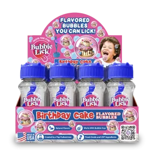 Bubblelick Birthday Cake Flavored Bubbles