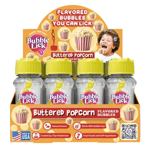 Bubblelick Buttered Popcorn Bubbles