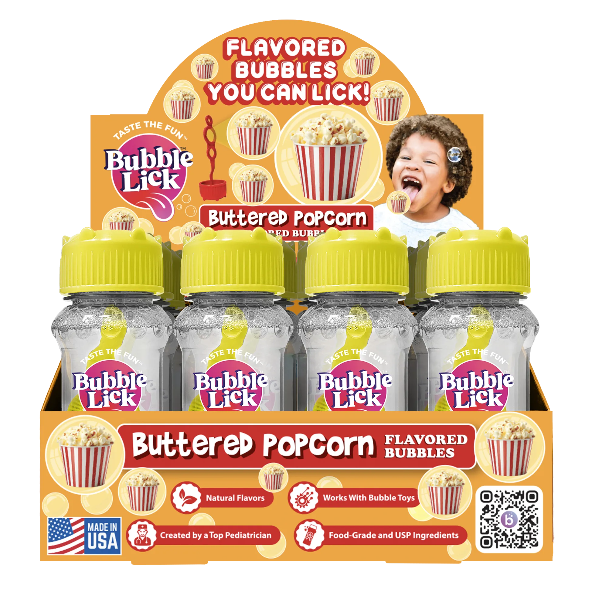 Bubblelick Buttered Popcorn Bubbles