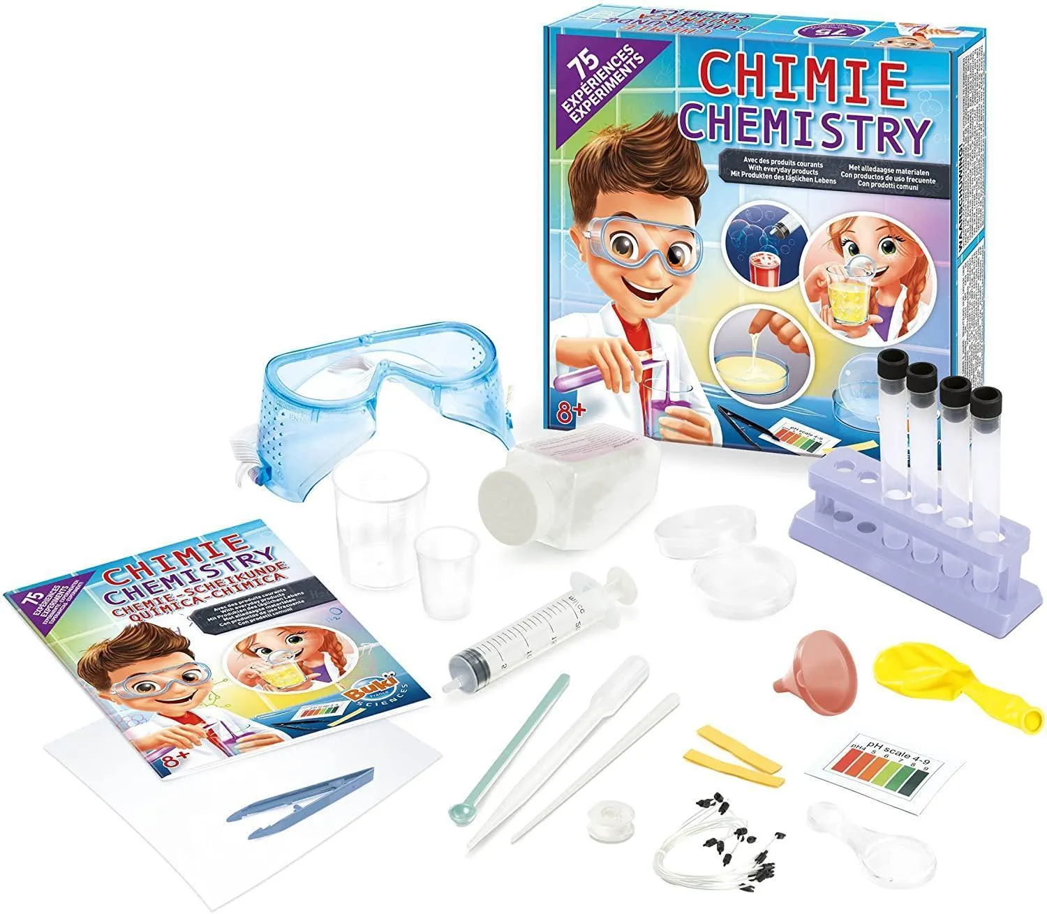 BUKI France 8363 Chemistry Lab 75 experiments