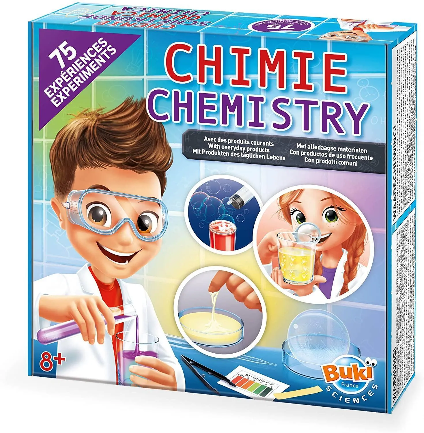 BUKI France 8363 Chemistry Lab 75 experiments