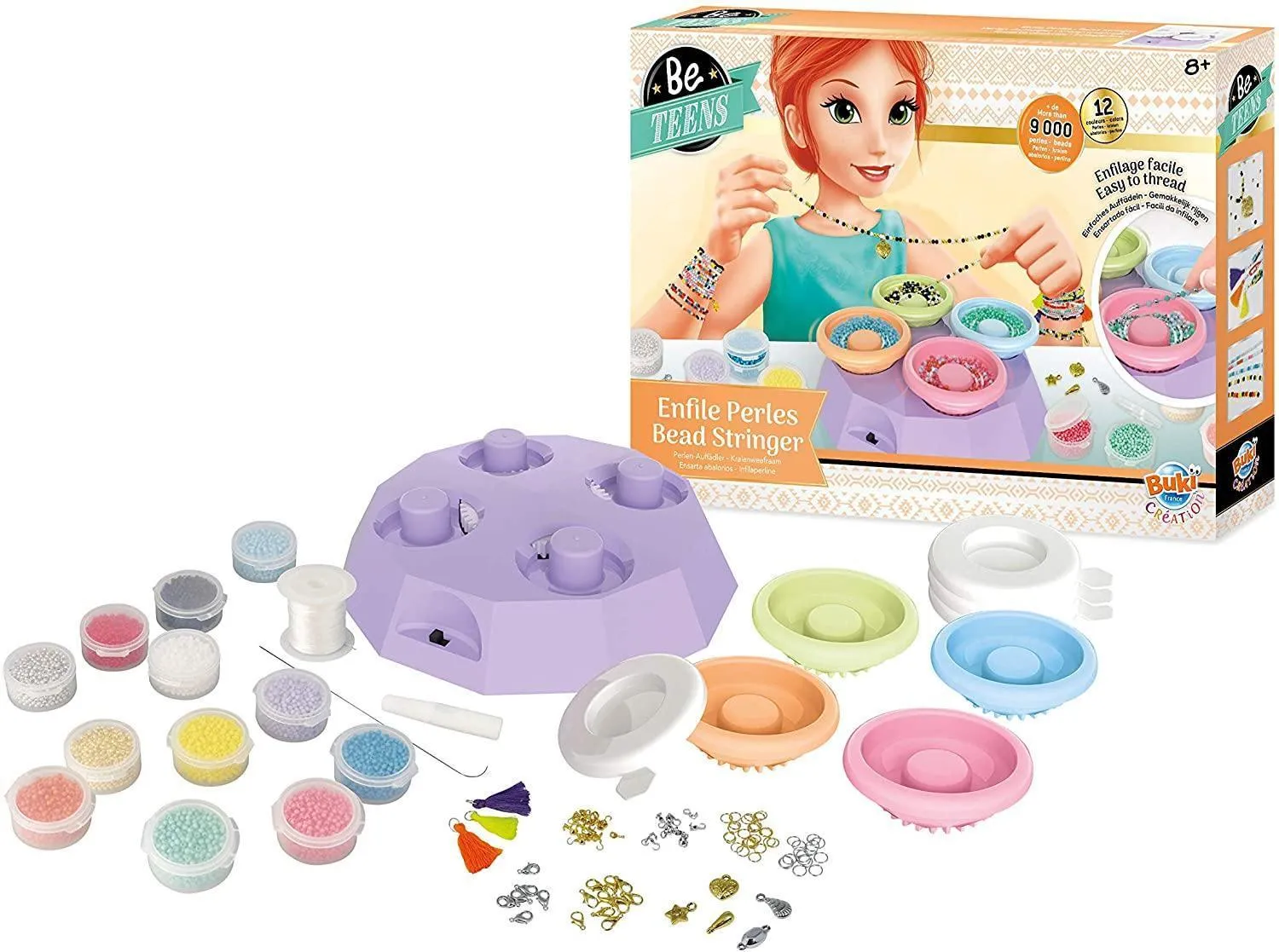 BUKI France BE004 - Be Teens Bead Stringer Playset
