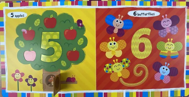 Busy Baby 123 Lift-The-Flap Board Book