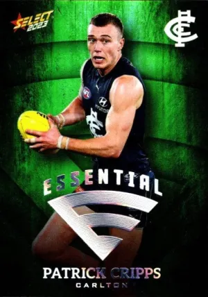 Carlton Blues Team Set, Emerald Green Essential, 2023 Select AFL Footy Stars