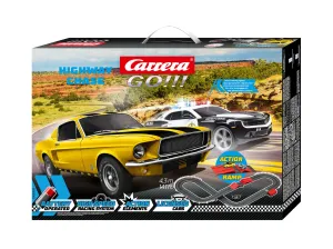 Carrera Go!!! Highway Chase Battery Operated Slot Car Set
