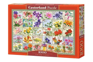 Castorland 1000 Piece Jigsaw Puzzle - Vintage Floral