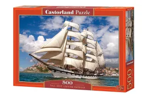 Castorland 500 Piece Jigsaw Puzzle - Tall Ship Leaving Harbour