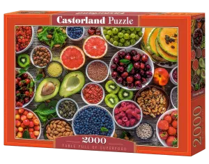 Castorland Puzzle Table Full of Superfood (2000 pcs)