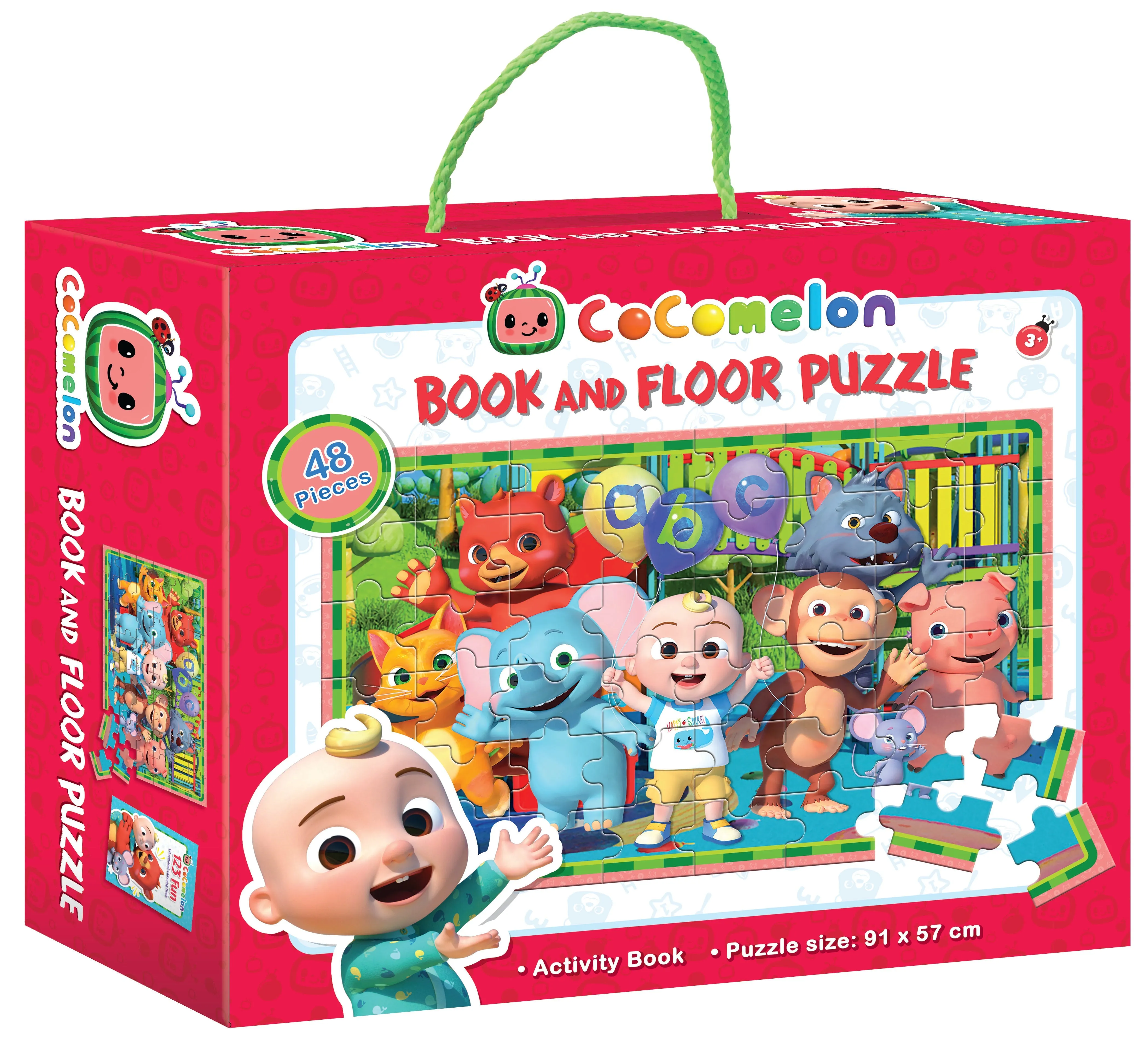 Cocomelon Book And Floor Puzzle