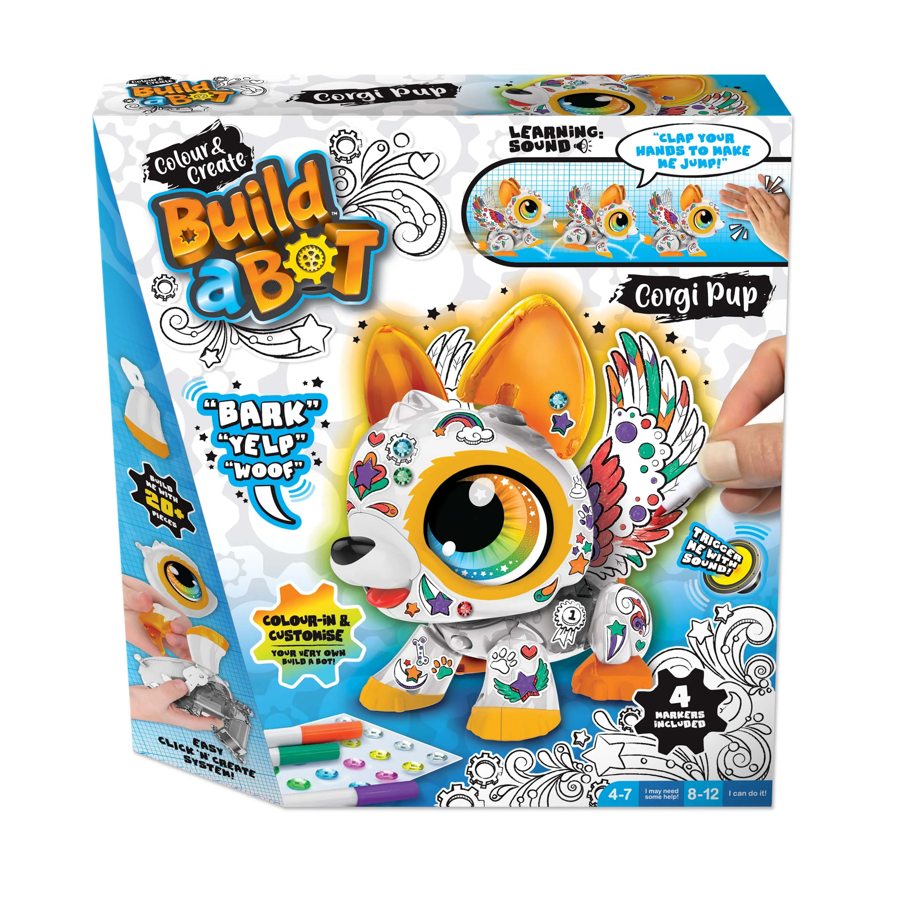 Colorific Build A Bot Colour & Create Corgi Pup